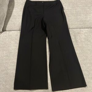 The Limited Aubrey Wide Leg Black Suit Pants Size 12 Vintage